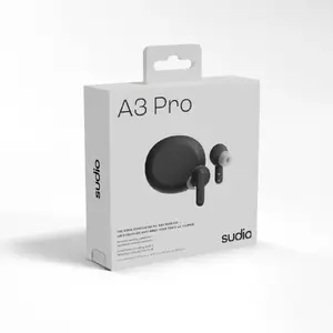 Беспроводные наушники Sudio A3 Pro Black — активное шумоподавление, Bluetooth 5.0