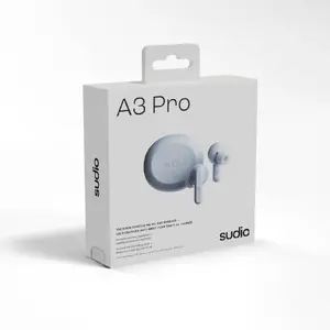 Беспроводные внутриканальные наушники Sudio A3 Pro с Bluetooth 5.0, шумоподавлением и микрофоном, цвет голубой