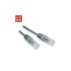UTP patch cable LYNX CS LX-UTP5E-0030-GREY 0.3 m PVC CCA