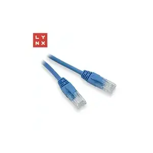 UTP patch cable LYNX CS LX-UTP5E-0010-BLUE 0.1 m PVC CCA