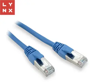 FTP pārejas kabelis LYNX CS LX-FTP5E-0030-BLUE 0,3 m — Cat5e, FTP, PVC, CCA