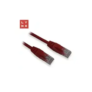 UTP patch cable LYNX CS LX-UTP5E-010-RED 1 m, Cat5e, CCA conductor, red