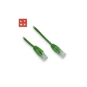 Patch cable LYNX CS Cat5e UTP LX-UTP5E-0010-GREEN 0.1 m green