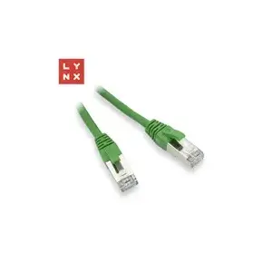 Shielded FTP Cat5e patch cable LYNX CS LX-FTP5E-150-GREEN 15 m green