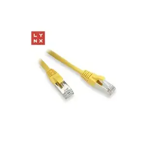 Shielded FTP Cat5e patch cable LYNX CS LX-FTP5E-100-YELLOW 10 m yellow