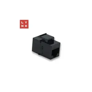 UTP Keystone Jack LYNX CS LX-KST-CAT6-UTP Cat6 8P8C, Black