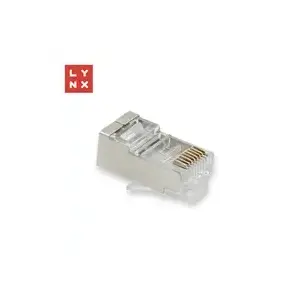 Коннектор STP Cat6a LYNX CS LX-CON-CAT6A-STP-50 50µ 100 шт