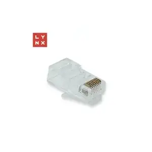 Разъём UTP Cat6 LYNX CS LX-CON-CAT6-UTP-50 50µ золочение, упаковка 100 шт.
