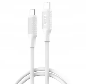 USB-C to USB-C cable XO NB-Q265B PD 60W 1.0 m white