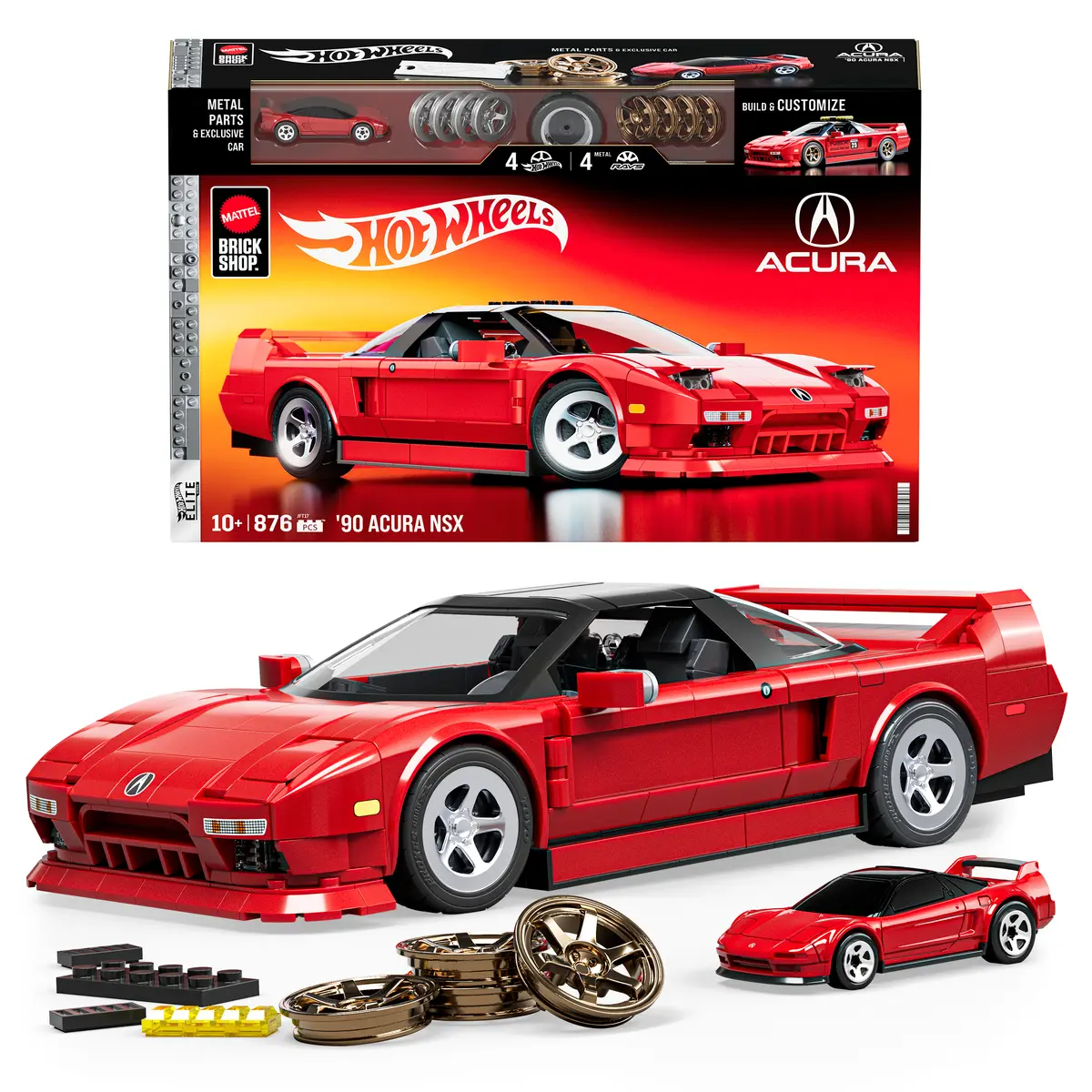 MATTEL Konstruktors Brick Shop Hot Wheels