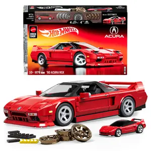 MATTEL Конструктор Brick Shop Hot Wheels ’90 Acura NSX Пластик 876 деталей Рекомендуемый возраст 10 лет JFT17