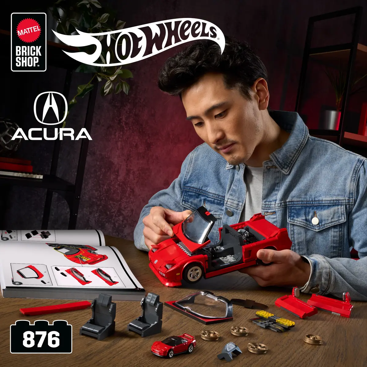 MATTEL Brick Shop Hot Wheels ’90 Acura NSX JFT17 Photo 2