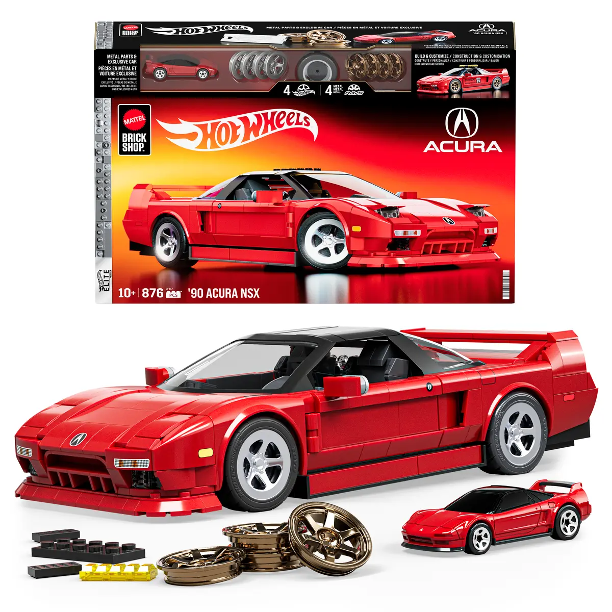 MATTEL Brick Shop Hot Wheels ’90 Acura NSX JFT17 Photo 7