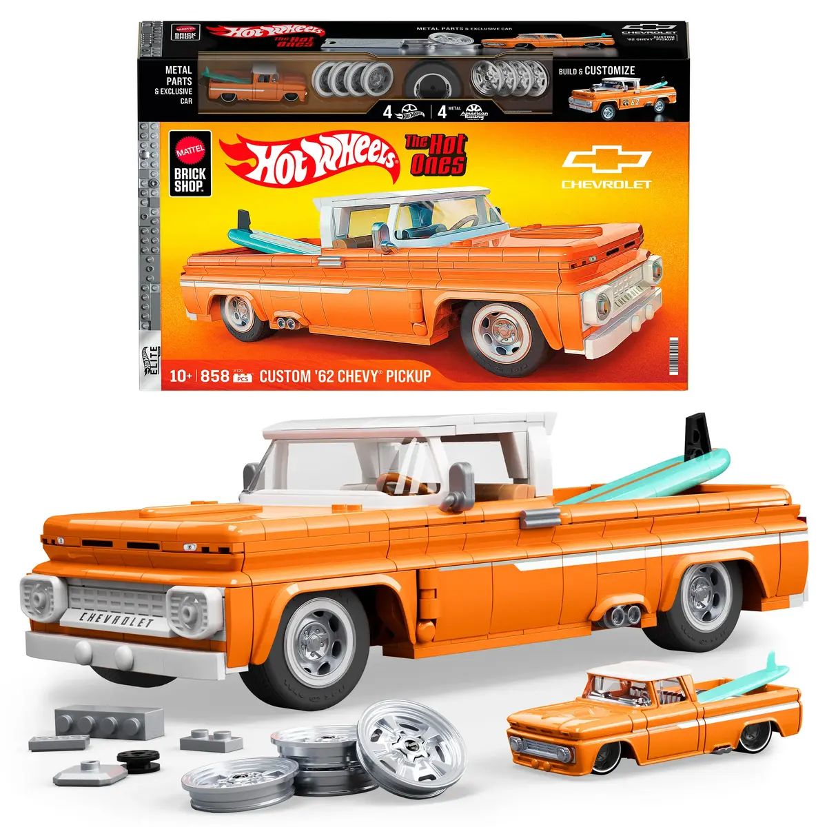 MATTEL Mattel Brick Shop Hot Wheels '62 Chevy Pickup — 858 pcs