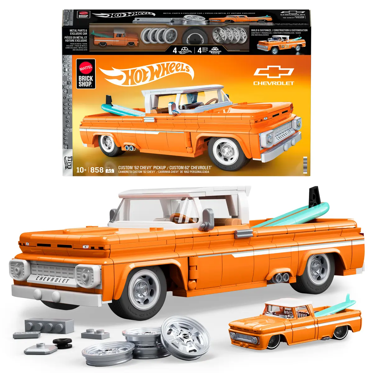 Mattel Brick Shop Hot Wheels Custom