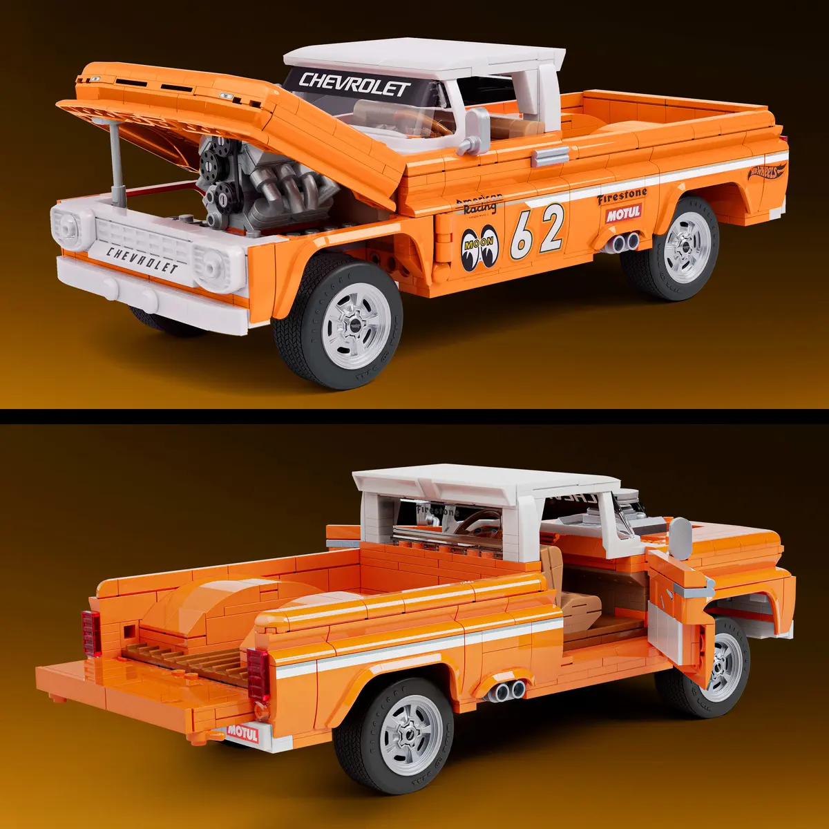 Mattel Brick Shop Hot Wheels Custom ’62 Chevy Pickup Photo 6