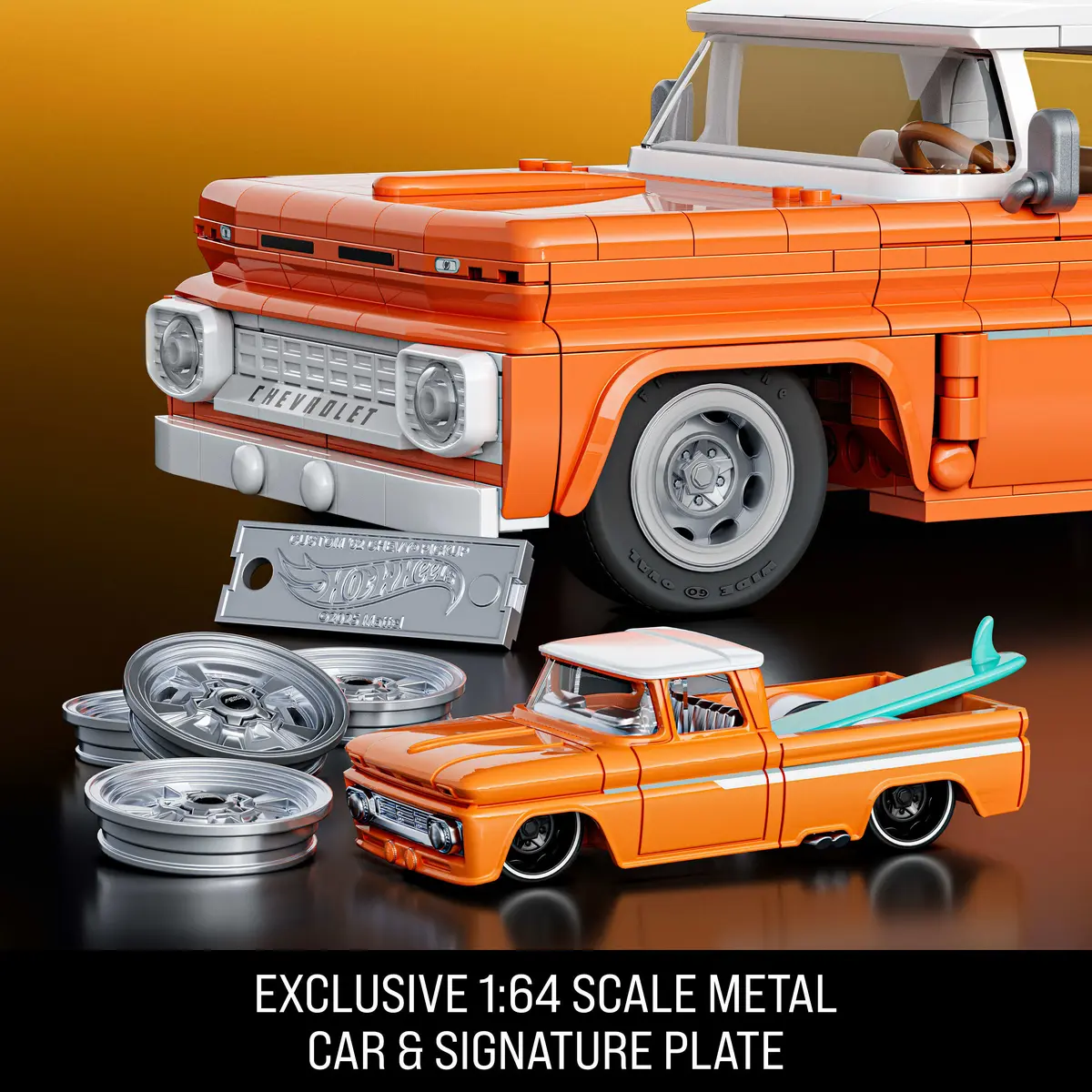 Mattel Brick Shop Hot Wheels Custom ’62 Chevy Pickup Photo 9