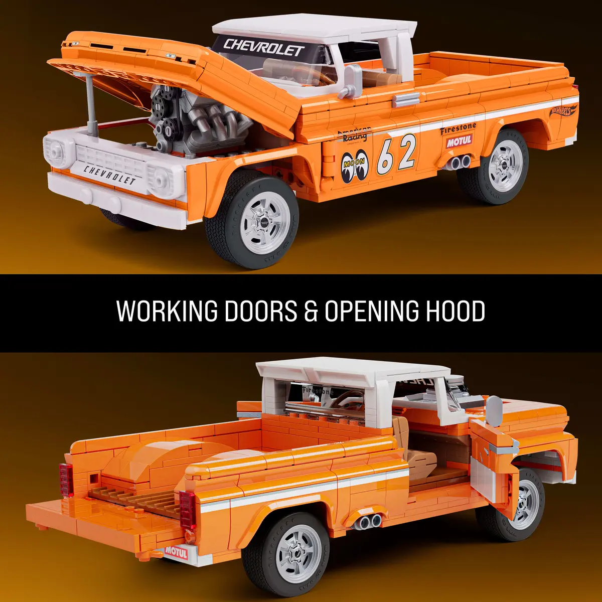 Mattel Brick Shop Hot Wheels Custom ’62 Chevy Pickup Photo 10