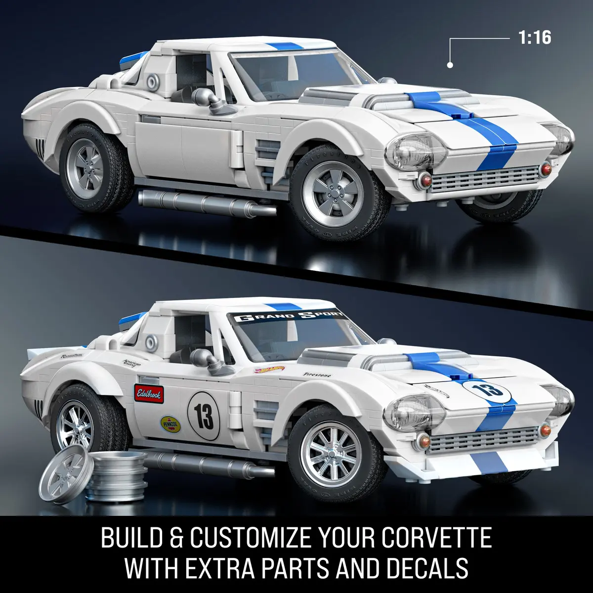 Конструктор Mattel Hot Wheels Corvette JGR31 Photo 8