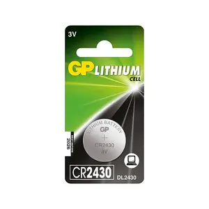 Vienreizējā baterija GP Batteries CR2430 Litija 3V Poga Monēta