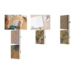 Notebook sigel Pure Ginko A5 Lined — A5 ruled softcover notebook, JN857
