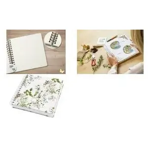 Spiral Notebook sigel Fairytale Garden Blank A5 JQ101 — Blank pages, A5 size