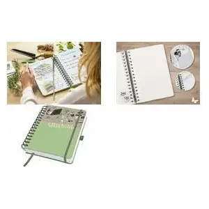 Spiral Notebook sigel A5 JN654 — 80 sheets, portrait, lined pages