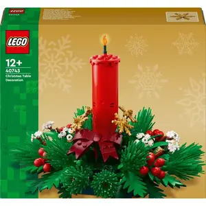 LEGO Christmas table decor CONSTR 40743 festive building set, seasonal mini display