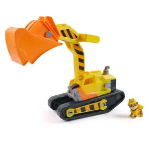 Bulldozer toy Spin Master Rubble's Ultimate Tool vehicle with action figure, plastic, multicolour, for ages 3+