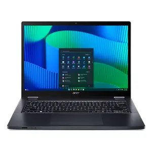 Hybrid (2-in-1) laptop Acer TravelMate TMP414RN-54-TCO-74CP — 14" WUXGA touch, Intel Core Ultra 7 155U, 16 GB DDR5, 512 GB SSD, 4G, Windows 11 Pro, blue