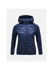 Down hybrid hood coat Peak Performance Helium (model 929139) - insulated jacket with hood