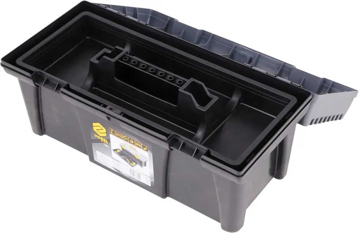 Tool box Vorel 78802 plastic with removable tray Photo 4