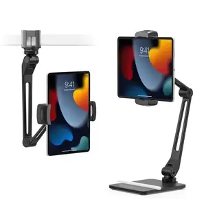 Planšetdatora statīvs HoverBar Duo 2nd Gen Black no Twelve South — regulējams augstums un leņķis priekš iPad