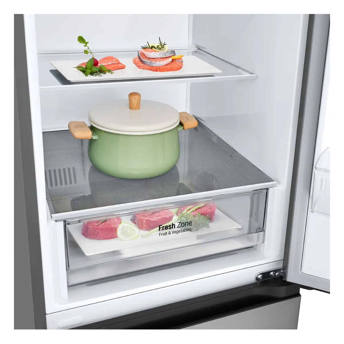 LG GBV22L0EPY холодильник-морозильник 387 л Photo 11