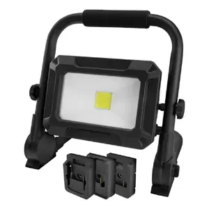 Work light ANSMANN FL30W COB-LED 3000 lm 18 V — portable rechargeable jobsite lamp