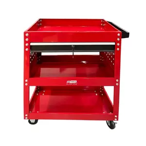 Workshop cart AWTools 1005494 — metal, 3 levels, 1 drawer