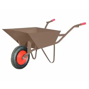 Тележка садовая AWTools AW00030 со стальной рамой, грузоподъёмность 150 кг