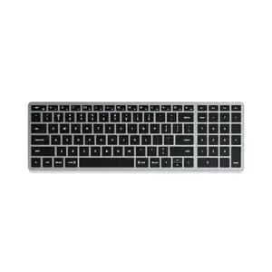 Клавиатура Satechi ST-BTSX2M Bluetooth QWERTY English серая — беспроводная Bluetooth, компактная