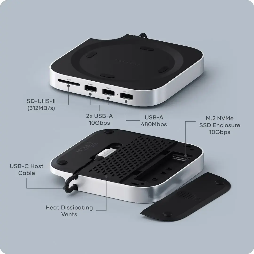 Satechi stenda koncentrators Mac Mini M4 Photo 5