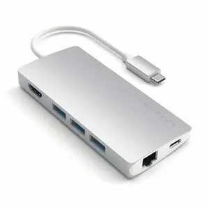 Laptop Dock Satechi ST-TCMA2S USB 3.2 Gen 1 Type-C Silver