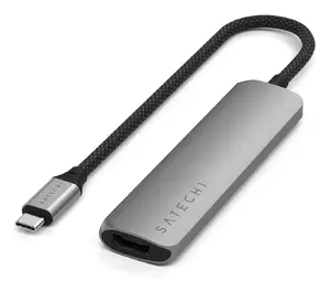 USB Type-C хаб Satechi ST-P4SM — 10 000 Mbit/с, серый