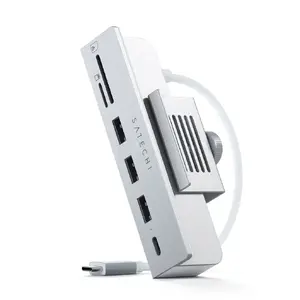 USB-C хаб зажим ST-UCICHS 6 в 1 для iMac — USB-C на несколько портов, зажимной монтаж