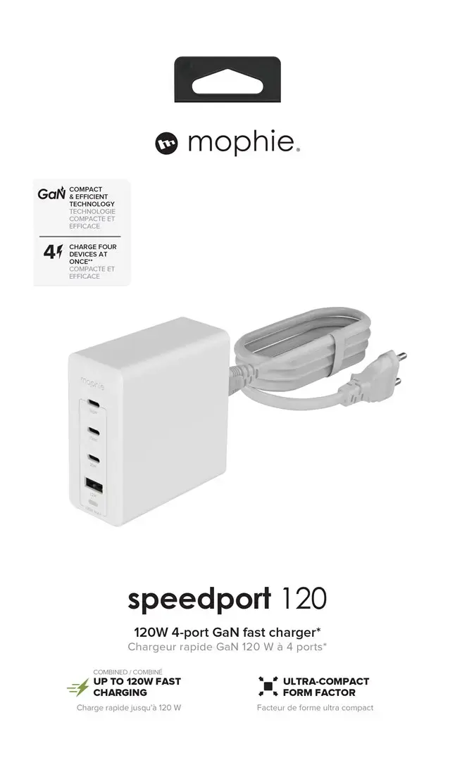 Mophie USB‑C PD Hub 120W GaN — сетевой адаптер Photo 3