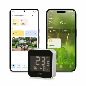 Weather station Eve Systems EVE O4260195392403 — indoor/outdoor temperature and humidity monitor