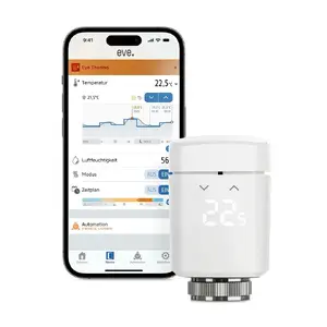 Vārsts-termostats radiátoram Eve Thermo Matter 5C44-06V, bezvadu, enerģijas taupīšanas