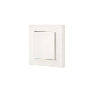 Wall switch Eve ISHEVLW2 White — smart wall-mounted light switch, single gang, wireless connected