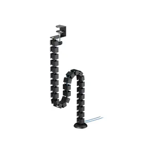 Kabeļu spine clamp-on, Neomounts ADS06-131BL, universāls kabeļu pārvaldības risinājums, melns