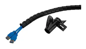 Neomounts ADS06-141BL Universal Cable Sleeve for 1-4 Cables Plastic Black