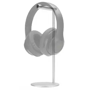 Headphone stand Neomounts ADS11-170SL — aluminum desktop holder for over-ear and on-ear headphones