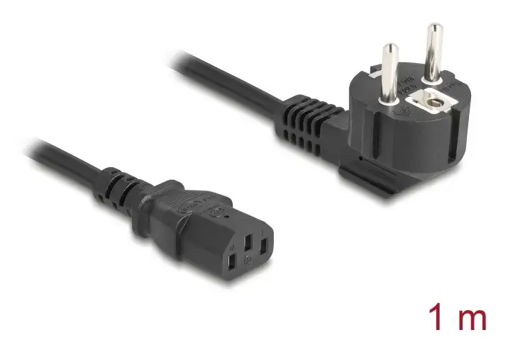 DELOCK power cord CEE 7/7 to IEC C13 1 m Photo 2